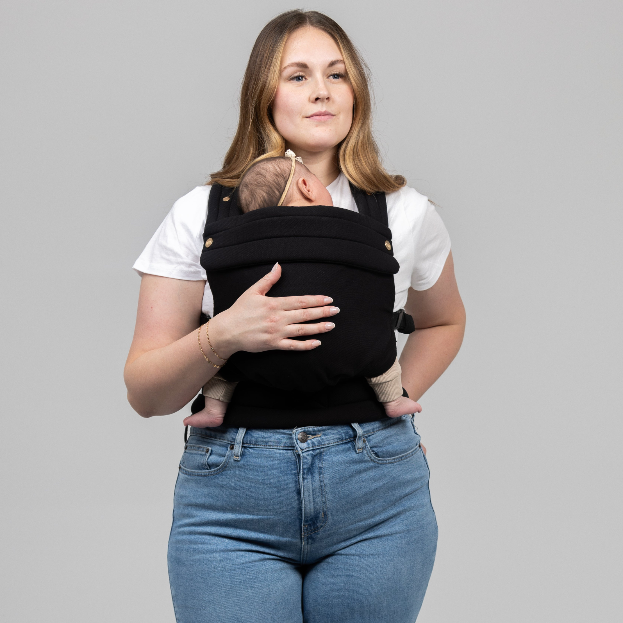 THE MOMFIE - Houndstooth Black